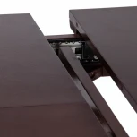 Стол VEGAS (mod. T-404E) Темный орех (HN GLAZE) (дерево гевея, МДФ)