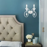 Бра Arte Milano AM349920 349920/2W WT (220V, подвески, подсвечник, свеча)