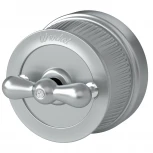 Выключатель на 4 положения двухклавишный (Матовый хром) Werkel WL19-01-05 (a044913)