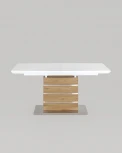 Стол обеденный Stool Group Генуя раскладной 160-200*90 белый УТ000035015