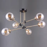 Потолочная люстра на штанге Citilux Планета CL105165 (220V, шарики, молекулы)