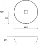 Рукомойник Ravak Uni 400 Slim