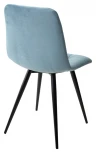 Стул CHILLI-Q бирюзовый #H52, велюр / черный каркас, 4 шт/ 1 к