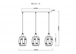 Подвесной светильник MyFar Huston MR1691-3P (220V)