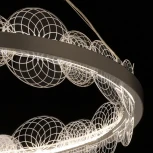 Подвесной светильник DeMarkt Платлинг 661019001 (LED, 220V, пульт управления, на тросе, кольцо)