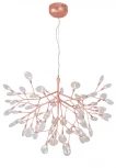 Подвесная люстра Crystal Lux Evita SP63 COPPER/TRANSPARENT
