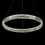 Подвесной светильник Citilux Чезаре CL338181 (регулировка яркости, LED, 220V, хрусталь, на проводе, кольцо)