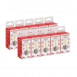 Лампочка светодиодная филаментная прозрачный шар E27 9W Thomson Globe TH-B2094