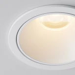 Встраиваемый светильник Maytoni Alfa LED DL043-01-10W3K-RD-W-1 (220V, круглые)