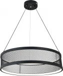 Подвесной светильник (10022/1P Black) Indigo Solido V000113L (регулировка яркости, LED, 220V, пульт управления, на тросе, круглые)