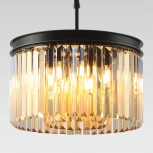 Подвесная люстра Citilux Мартин CL332082 (220V, хрусталь, на цепи, круглые)