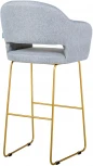 Стул полубар R-Home Oscar Грей/ЛинкЗолот