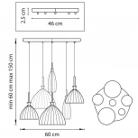 Подвесной светильник Lightstar Agola 810163