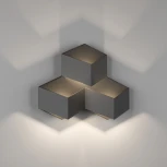 Настенный светильник DesignLed PALMIRA GW-1101-3-9-BL-WW (220V, куб)