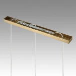 Подвесной светильник Lumion Jane 6592/3A латунь/серый, металл/текстиль, стекло E14 3*40W 220V (на проводе)