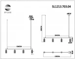 Подвесной светильник ST Luce Kendo SL1213.703.04 (220V, на проводе)