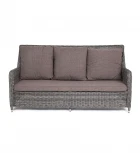 Диван трехместный из искусственного ротанга, цвет графит 4SIS Гляссе YH-C3579W-2 graphite