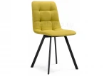 Стул Notta на металлокаркасе Чилли горчичный / черный 489710