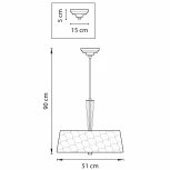 Подвесная люстра Lightstar Perla 707161