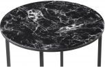 Журнальный стол Манеттия стекло мрамор черный / 507408 Woodville