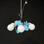 Люстра на штанге Matisse Blue D55 ImperiumLoft Matisse-Blue01 (191900-26) (220V, шар)