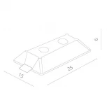 Встраиваемый точечный светильник Arte Lamp Invisible A9214PL-2WH