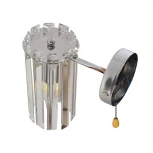 Бра с хрустальными подвесками и выключателем Lumion Favla 8348/1W хром/прозрачный, металл/хрусталь E14 1*40W 220V