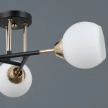 Потолочная люстра на штанге ILLUMICO IL0689-3CSQ-24 BK FGD LIBRA (220V)