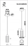 Подвесной светильник ST Luce Kendo SL1213.603.01
