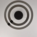 Подвесной светильник iLedex Vision 9225-6+4SD GR+BK (220V, на тросе)