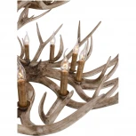 Подвесная люстра ST Luce Corna SL153.703.27 (220V, на цепи, подсвечник, свеча, рога)