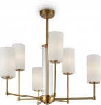 Люстра потолочная на штанге Agnes FR5184PL-06BS