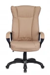 Кресло руководителя Бюрократ CH-879N бежевый Or-14 эко.кожа крестовина пластик