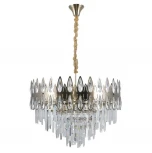 Подвесная люстра Omnilux Riposto OML-71713-12 (220V, хрусталь, на цепи, круглые)