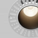 Встраиваемый светильник под гипсокартон Maytoni Dip DL120-10W-4K-TRS-B (LED, 220V, круглые)