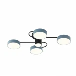 Потолочная люстра на штанге Arte Milano Ferrara 253039/4+1 Bk/Gr (LED, 220V, круглые)