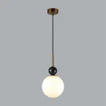 Подвесной светильник Odeon Light Lolla 4361/1A бронзовый/белый/камень/металл IP20 E14 40W 220V