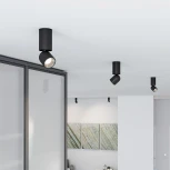 Спот потолочный накладной Elektrostandard Spot 25106/LED 8W 4000K черный (220V, круглые)