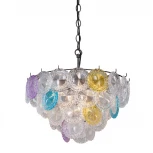 Подвесная люстра Vitaluce V5315-2/10 (220V, на цепи, круглые)