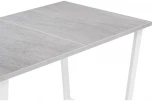 Стол раскладной Woodville Лота Лофт 120 25 мм бетон / белый матовый 489648