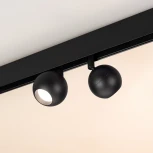 Трековый светильник магнитный светодиодный MAG-ORIENT-ORB-R60-10W Warm3000 (BK, 35 deg, 48V) (Arlight, IP20 Металл) 036808