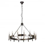 Подвесная люстра Favourite Fortezza 1144-15P (220V, на цепи, подсвечник, свеча, кольцо)