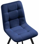 Стул Notta на металлокаркасе Чилли синий / черный каркас 489708