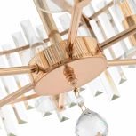 Потолочная люстра хрустальная на штанге Arte Milano Sorrento-2409 372409/6/100/470 GD (220V)