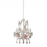 Подвесная люстра Vitaluce V1239/5 (220V, на цепи, свеча, цветы, листья)