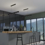 Подвесной светильник Novotech Fermo 359305 черный, диммируемый со сменой цв.температуры (сенсор) LED 15W/30W 4000К/2700,4000,6000K 220V (сенсорный выключатель, на проводе)