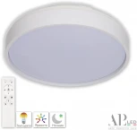 Потолочный светильник круглый светодиодный с пультом APL LED Toscana 3315.XM302-2-267/12W White (220V, круглые)