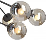 Потолочная люстра на штанге V4287-1/10PL Vitaluce (220V, шар, молекулы)