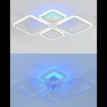 Потолочная светодиодная люстра Spektr LED LAMPS 81421 80W, белый, LED с RGB подсветкой