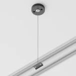 Подвес тросовый 1шт Unity черный (однофазный) Maytoni Technical TRA001CW-11B